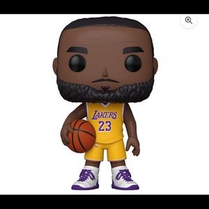 New! Large 10 inch Los Angeles Laker Lebron James exclusive yellow Jersey